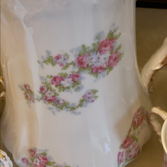 Limoges Coronet France Chocolate pot/cups Vintage - Picture 2 of 11